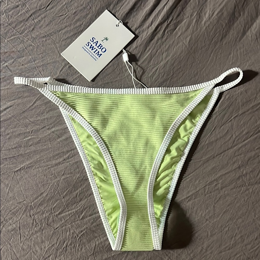Sabo Skirt Lime Green Bikini Bottom